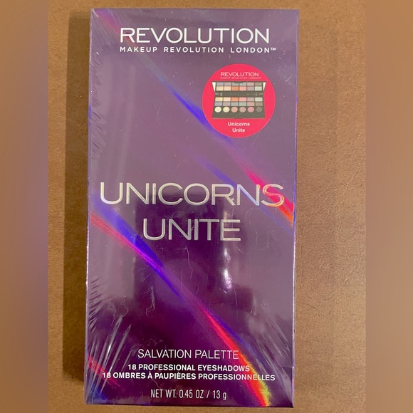 Makeup Revolution Other - Makeup Revolution London NWT 🎉Host Pick🎉 “Unicorns Unite” eyeshadow palette